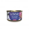 Schesir Ton Balıklı Sığır Filetolu ve Pirinçli Pişirme Suyunda Yetişkin Kedi Konservesi 85g