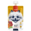 Wanpy Taze Sığır Etli Ve Havuçlu Köpek Et Ezmesi 90 gr