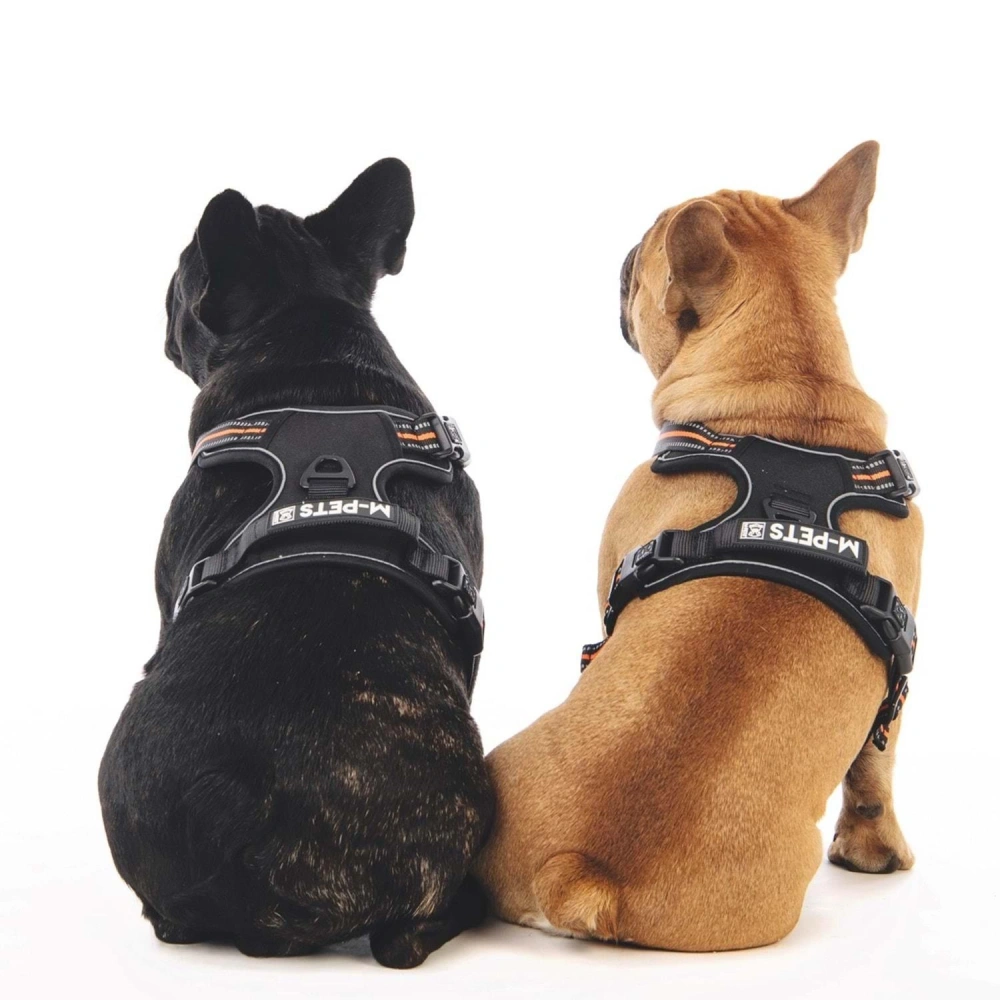 M Pets Hıkıng Reflektörlü Soft Sırt Tasması Orange S