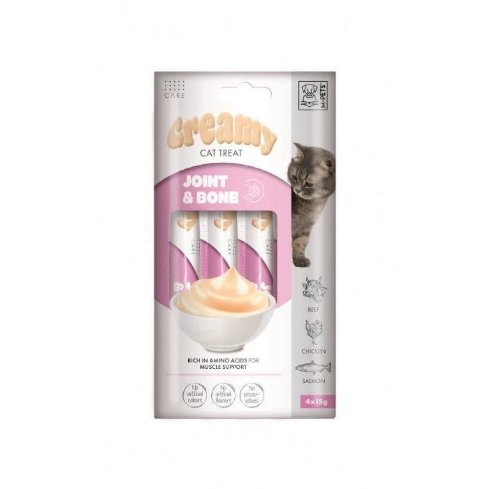 M-Pets Joint & Bone Fonksiyonel Creamy Kedi Ödülü 4x15gr
