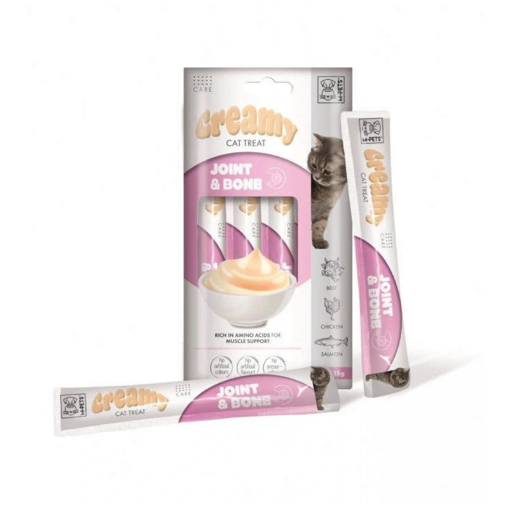 M-Pets Joint & Bone Fonksiyonel Creamy Kedi Ödülü 4x15gr