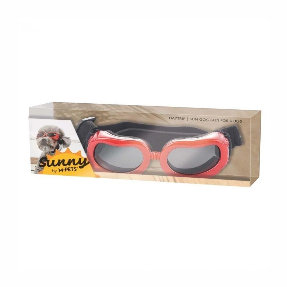 M-Pets Sunny Daytrip Köpek Gözlüğü Kırmızı