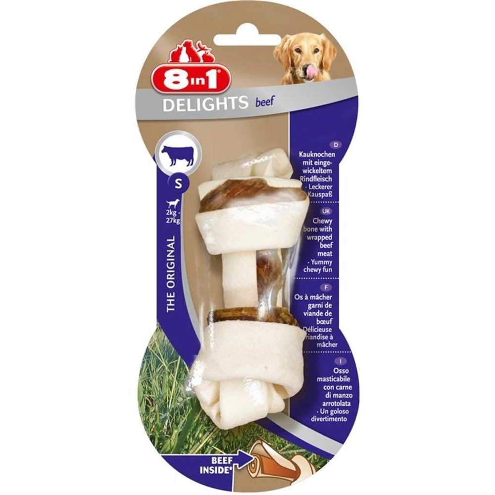 8IN1 Delights Köpek Ödül Kemiği Sığır Etli S 35gr