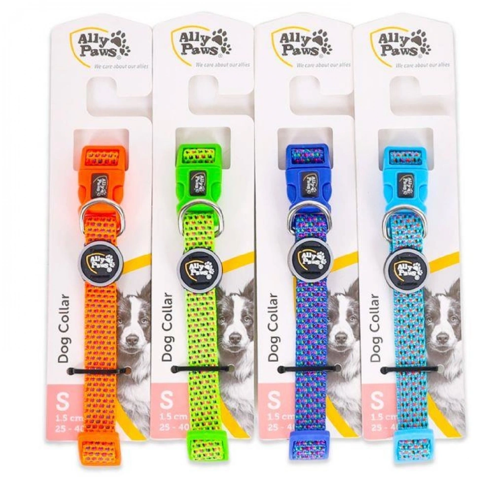 Ally Paws Dog Collar Small 1,5Cmx25-40Cm (Asortili)