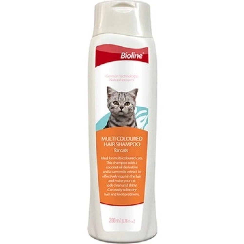 Bioline Renkli Kediler İçin Kedi Şampuanı 200 Ml
