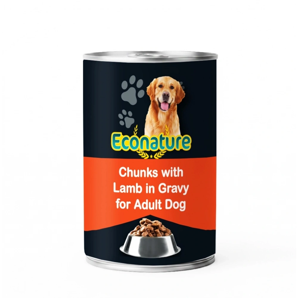 Econature Kuzu Etli Yetişkin Köpek Konservesi 400 Gr