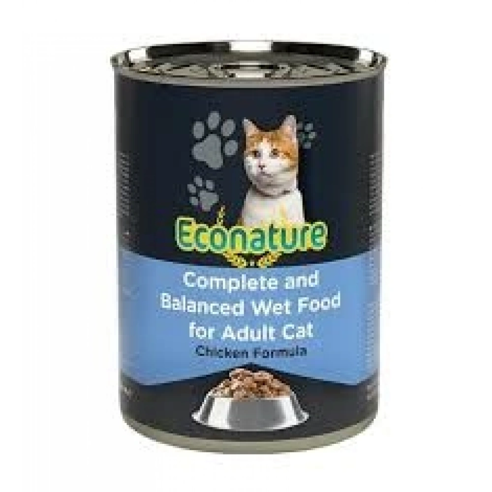 Econature Tavuk Etli 400 gr Yetişkin Kedi Konservesi