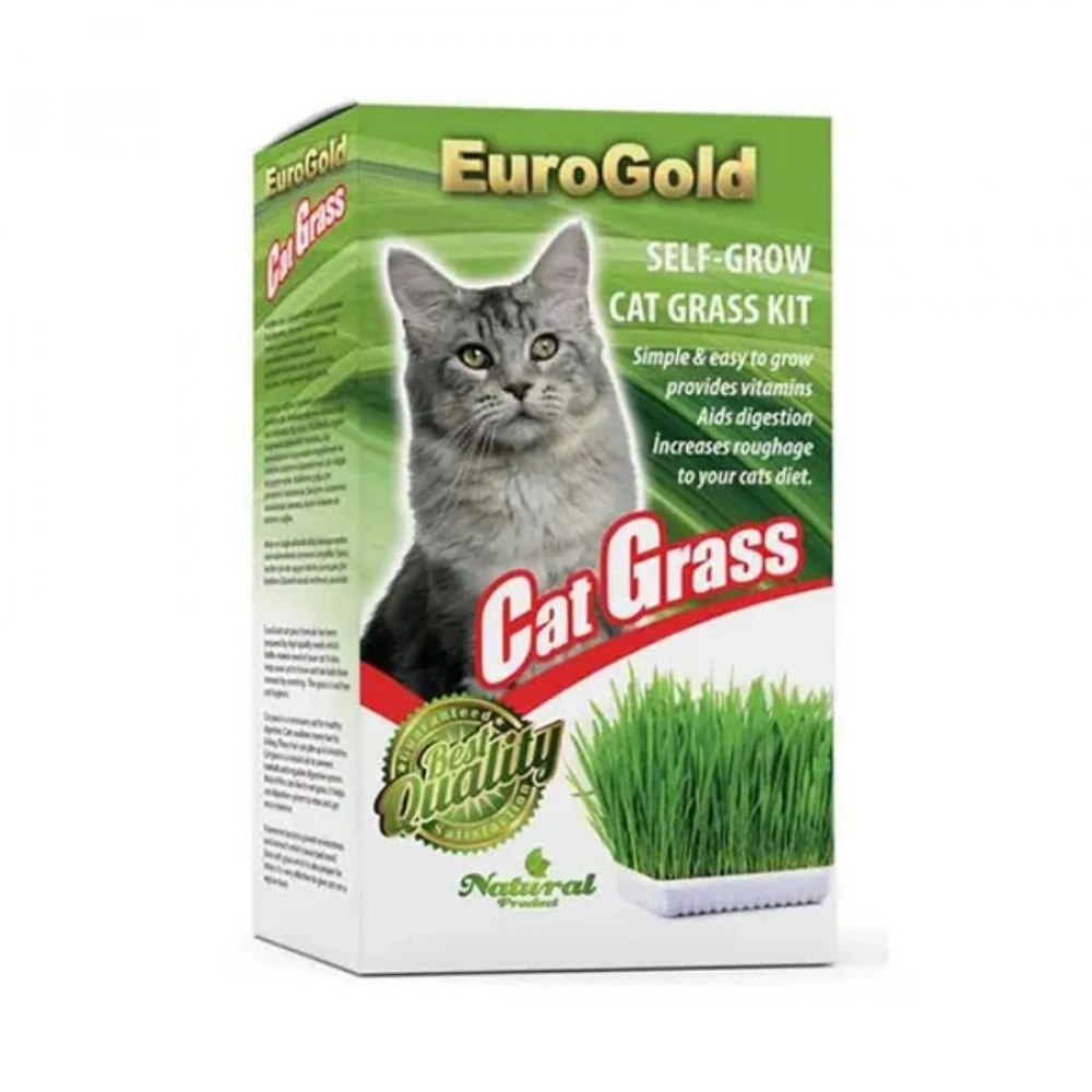 EuroCat Cat Grass Sindirim ve Tüy Yumağı Destekleyen Kedi Çimi