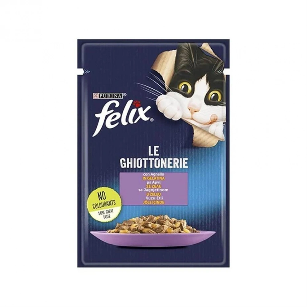 Felix Kuzu Etli 85 gr Yetişkin Kedi Yaş Maması