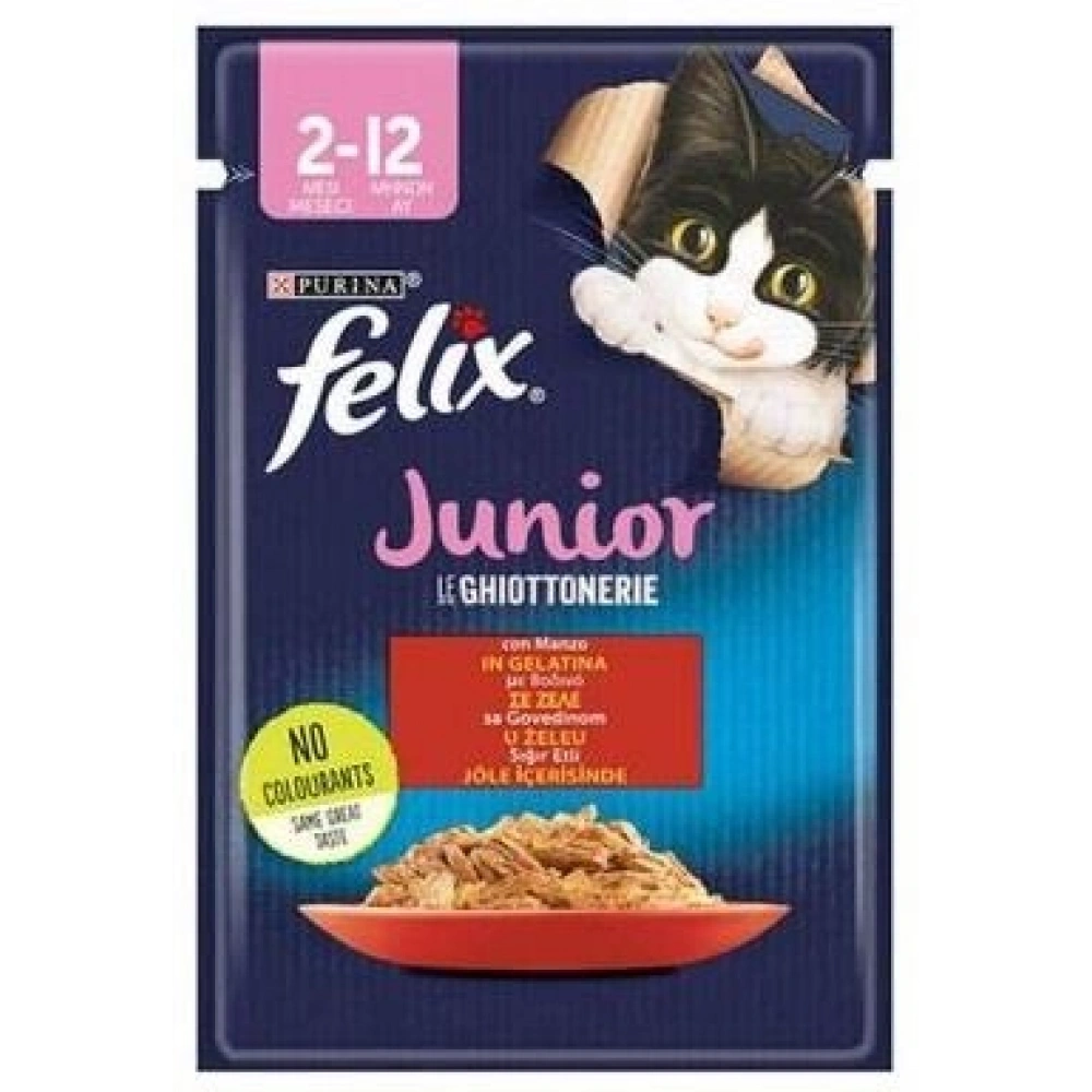 Felix Sığır Etli Yavru Kedi Konservesi 85 gr