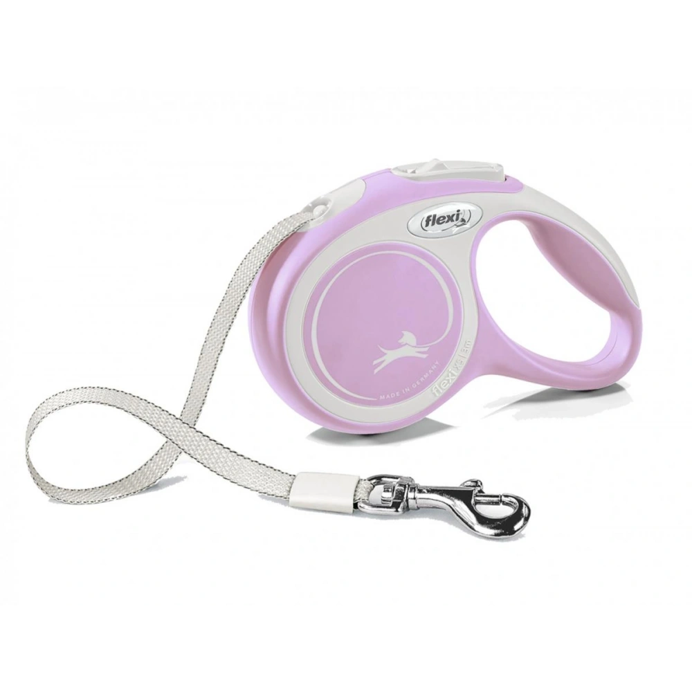 Flexi New Comfort 5 mt Şerit Otomatik Tasma Medium Rose 5 mt