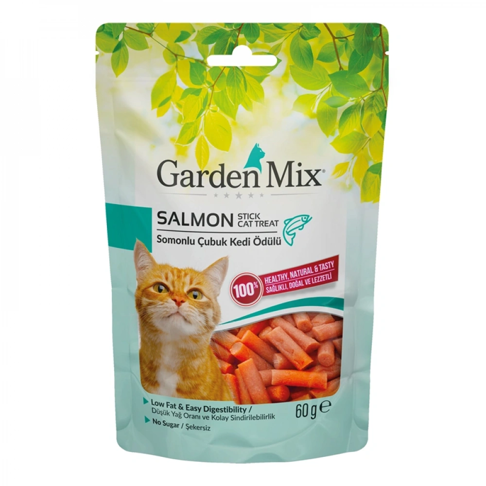 Gardenmix Somonlu 60 gr Stick Kedi Ödül Maması