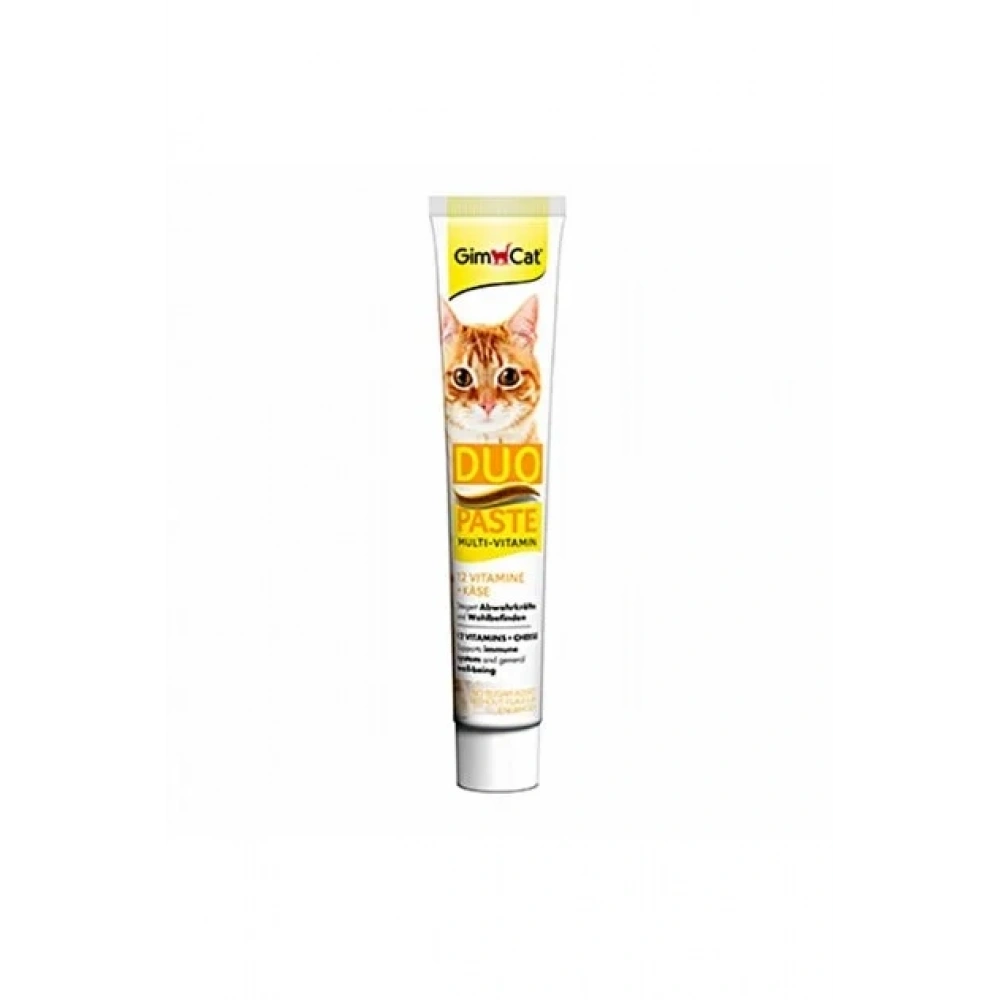 GimCat Multi-Vitamin Duo Paste Peynir+12 Vitaminli 50gr