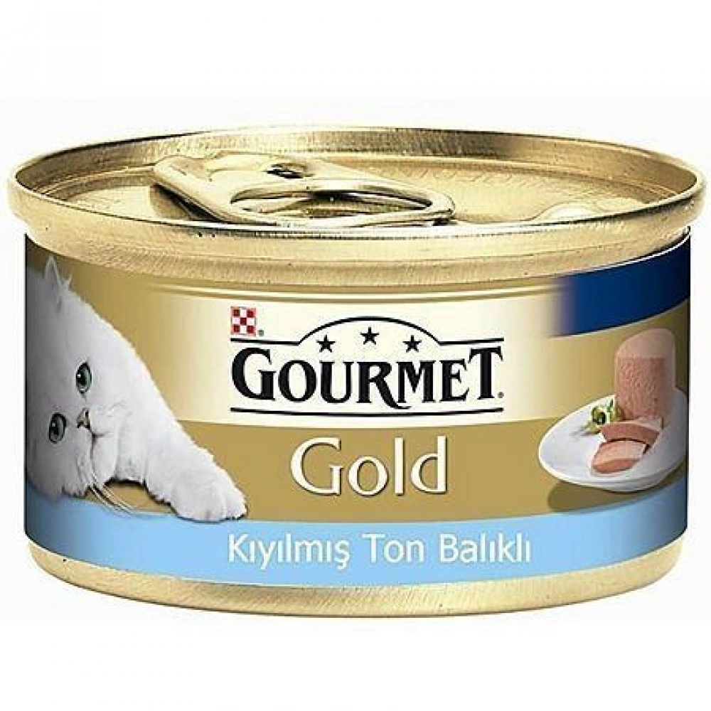 Gourmet Gold Kıyılmış Ton Balıklı Yetişkin Kedi Konservesi 85 gr