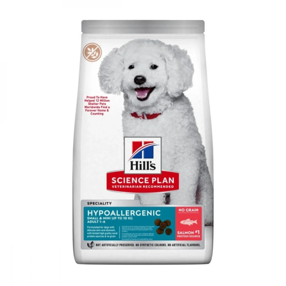 Hills SCIENCE PLAN Hipoalerjenik Yetişkin Küçük ve Mini Irk Somonlu Köpek Maması 1,5 kg