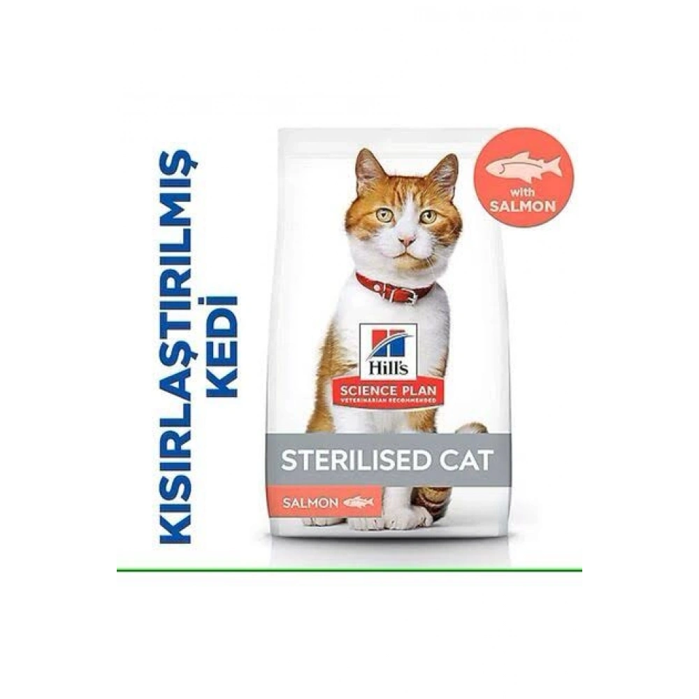 Hills SCIENCE PLAN Somonlu Kısırlaştırılmış Yetişkin Kedi Maması 3 kg