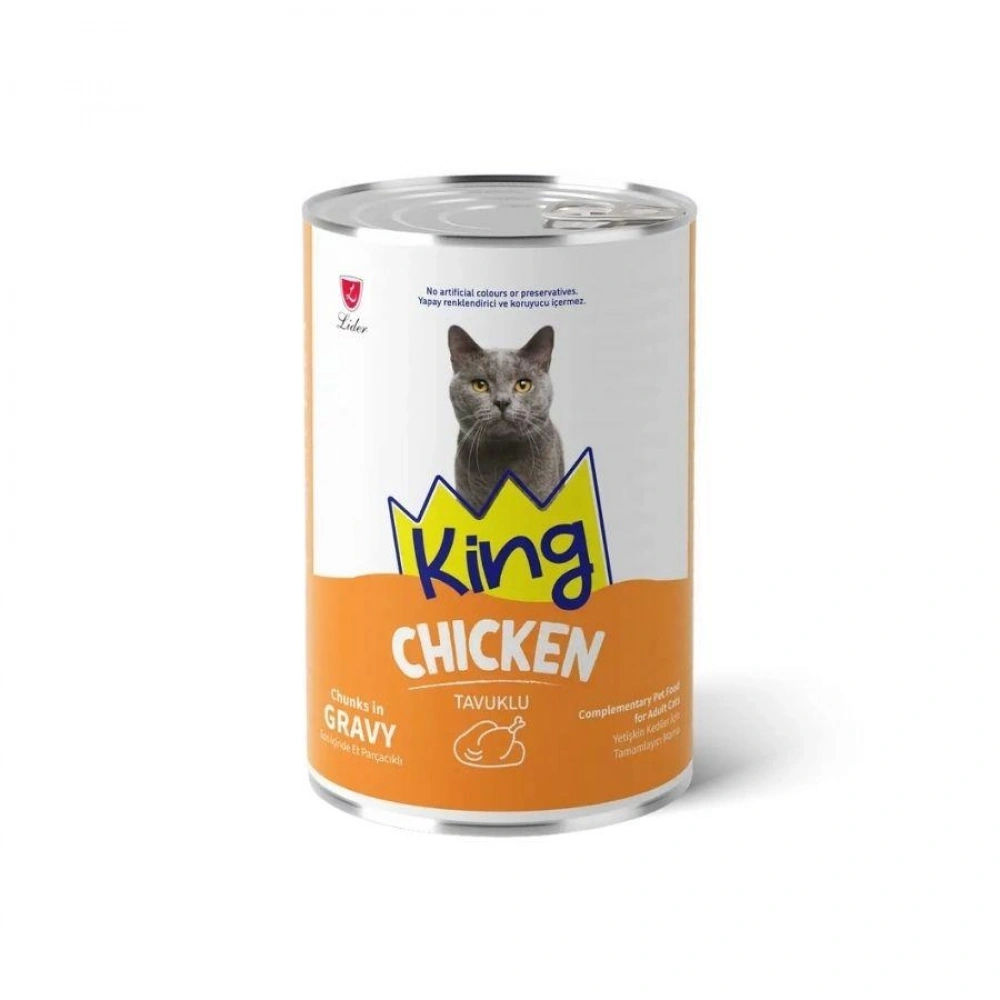 King Gravy Tavuklu 400 gr Yetişkin Konserve Kedi Maması