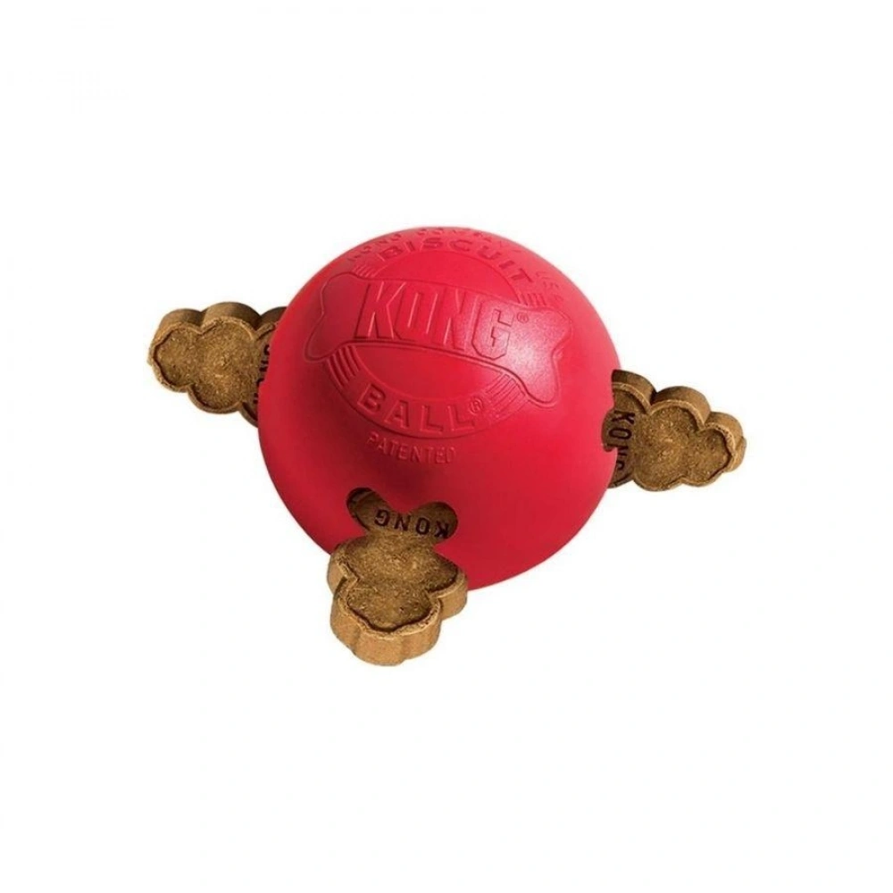 KONG Biscuit Ball Top Şeklinde Köpek Oyuncağı L