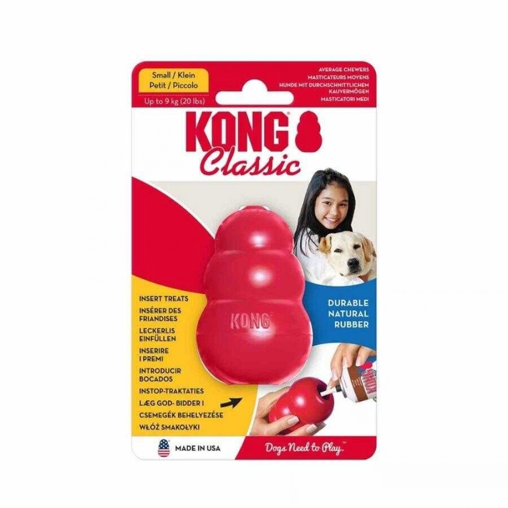 KONG Classic Köpekler için Çok Amaçlı Isırma Oyuncağı S