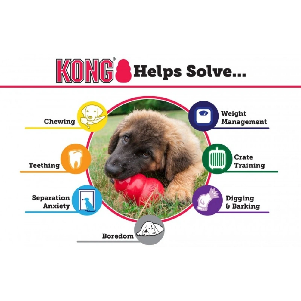 KONG Classic Köpekler için Çok Amaçlı Isırma Oyuncağı XL