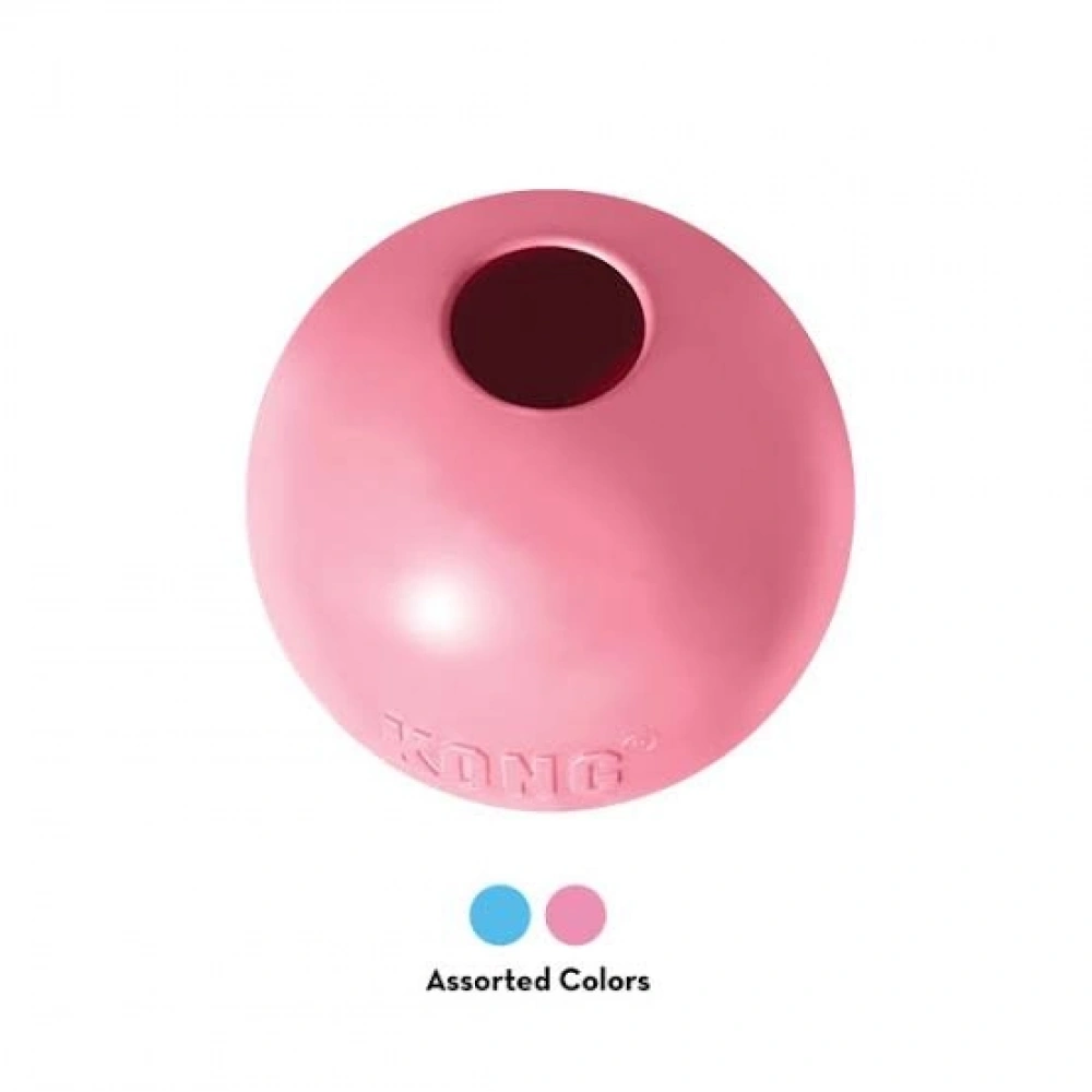 Kong Puppy Ball Delikli Top Şeklinde Çok Amaçlı Yavru Köpek Oyuncağı M/L