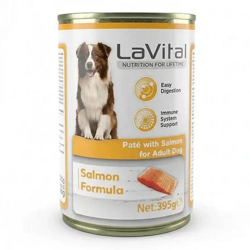 LaVital Somonlu Yetişkin Köpek Konservesi 395 gr