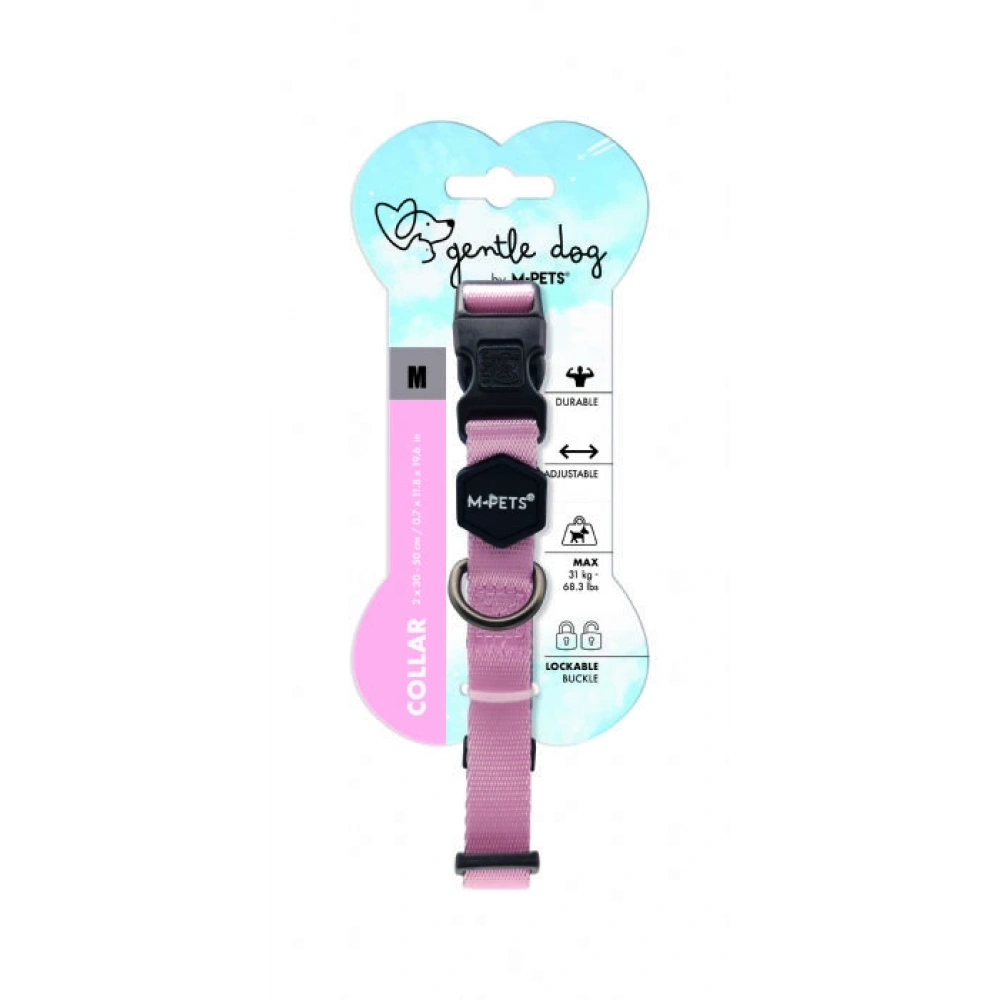 M-Pets Gentle Dog Boyun Tasması (M) Pink