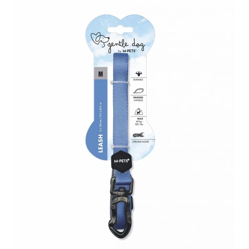 M-Pets Gentle Dog Gezdirme Kayışı (M) Blue