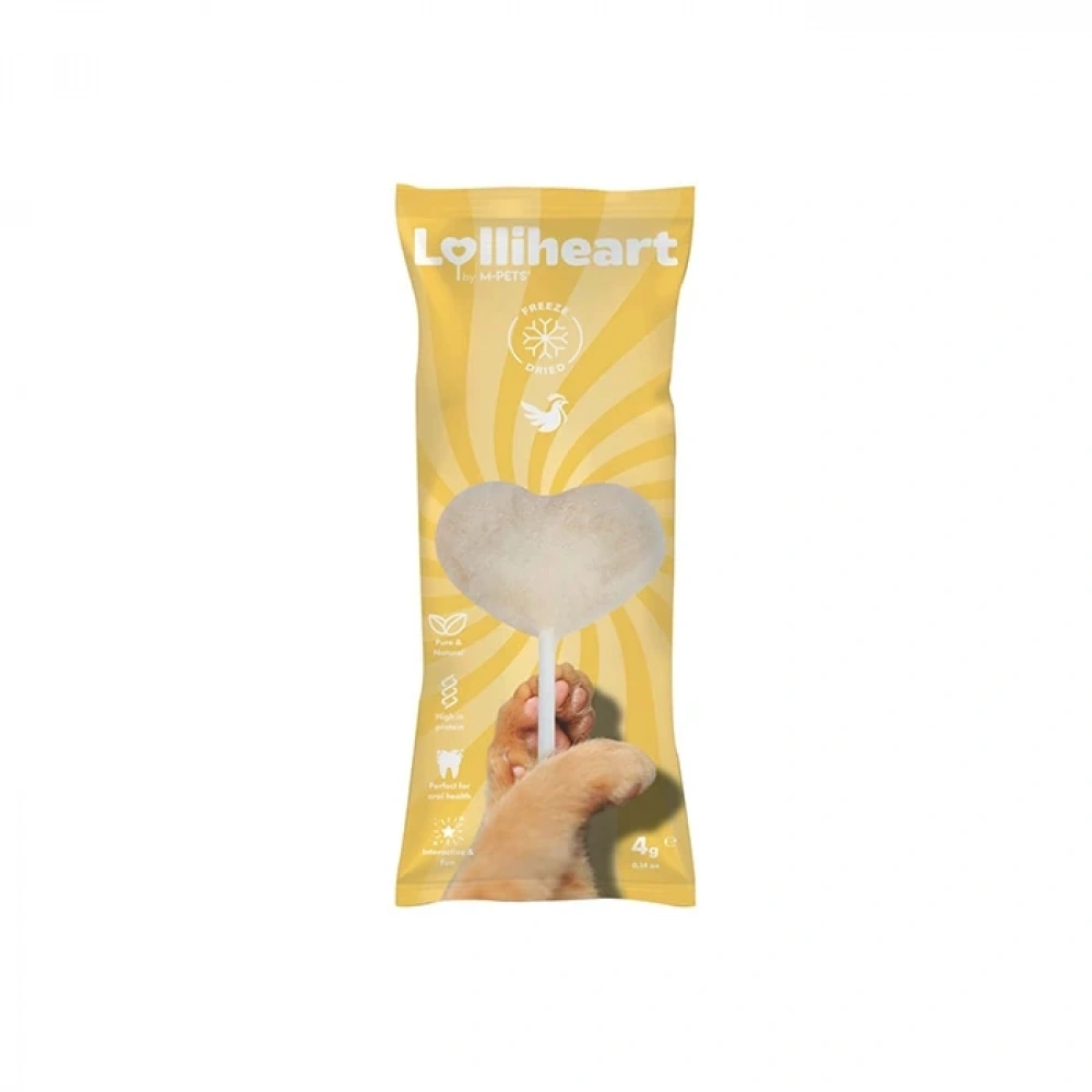 M-Pets Lolliheart Tavuklu Kedi Ödülü 4gr