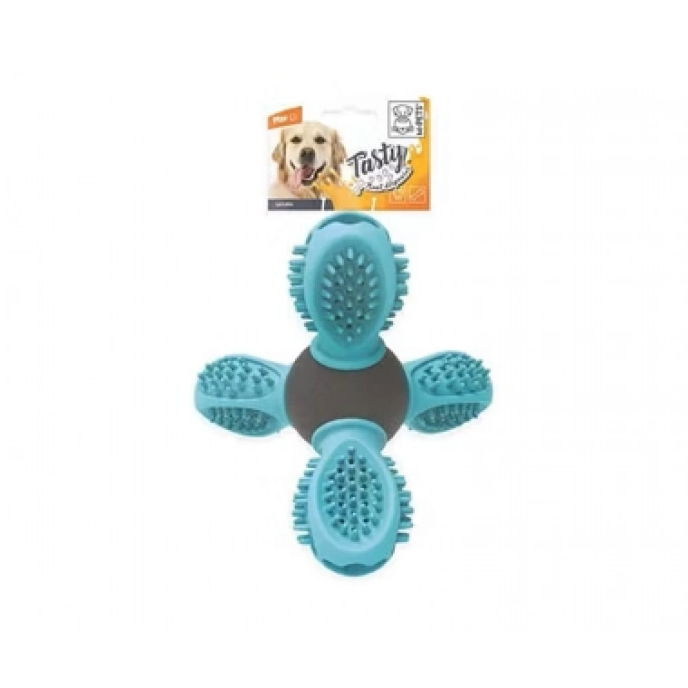 M-Pets Satürn Ödül Hazneli Kauçuk Köpek Oyuncağı Mavi