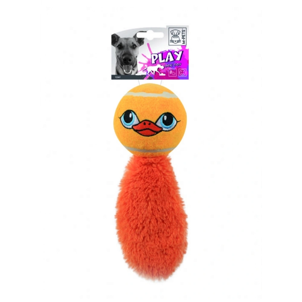 M-Pets Tony Turuncu Peluş Köpek Oyuncağı