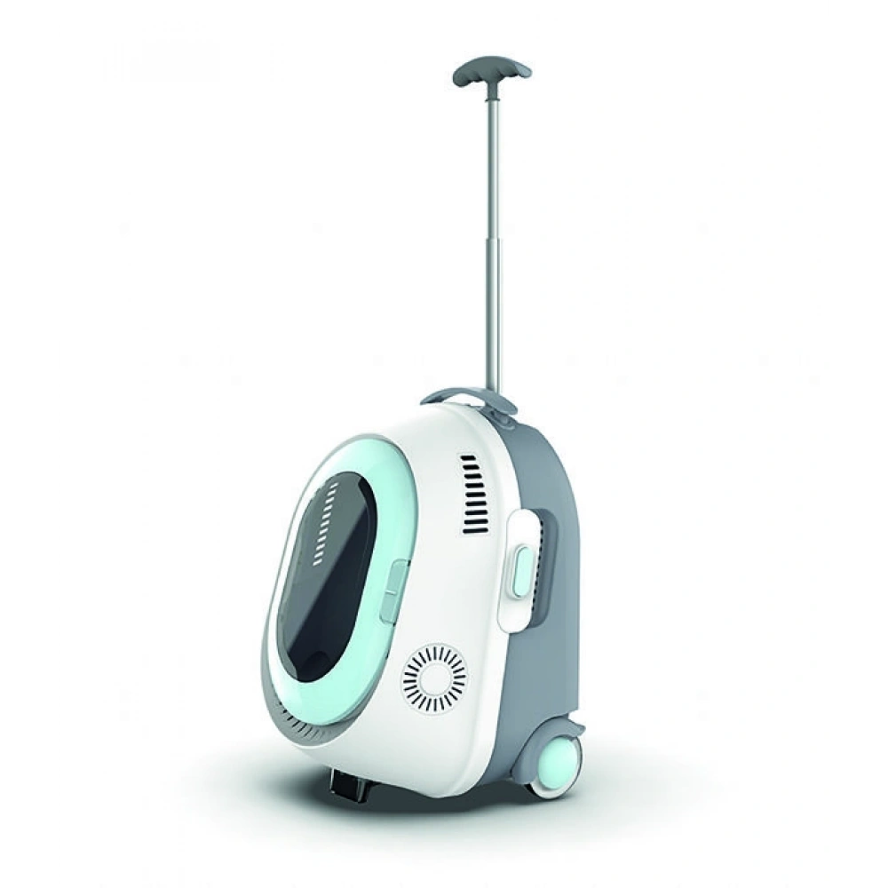 M-Pets Trolley Taşıma Çantası White Blue 35X31X47Cm