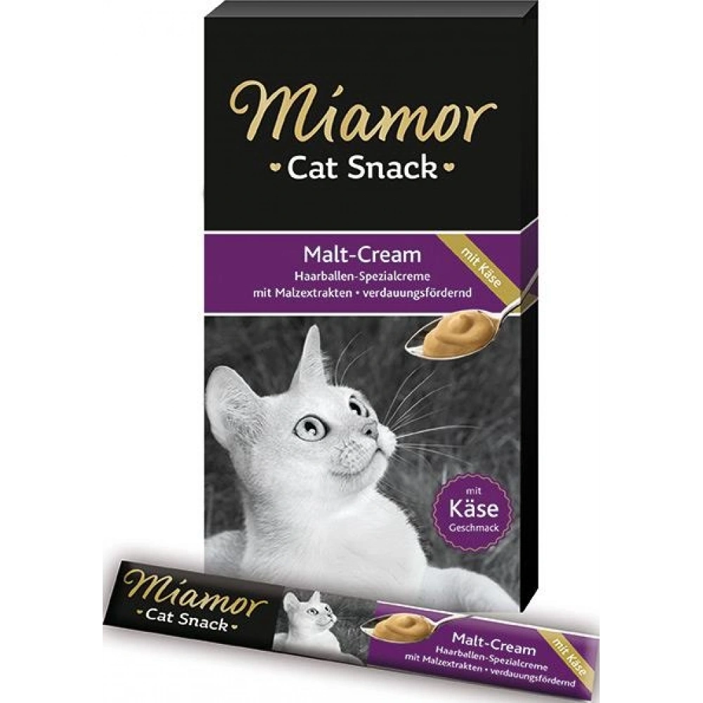 Miamor Cream Malt ve Peynirli 6x15 gr Sıvı Kedi Ödül Maması