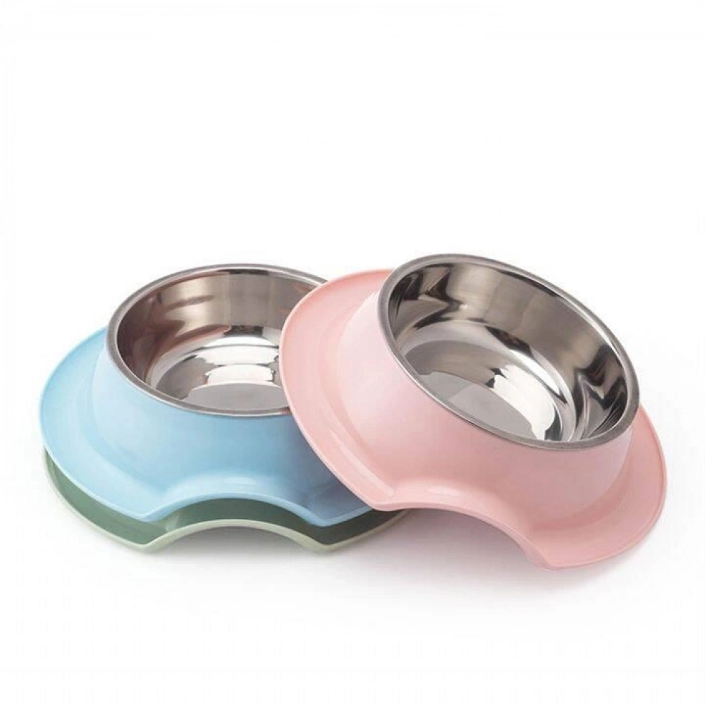 Nunbell Melamin Çelik Mama Kabı Tekli Oval