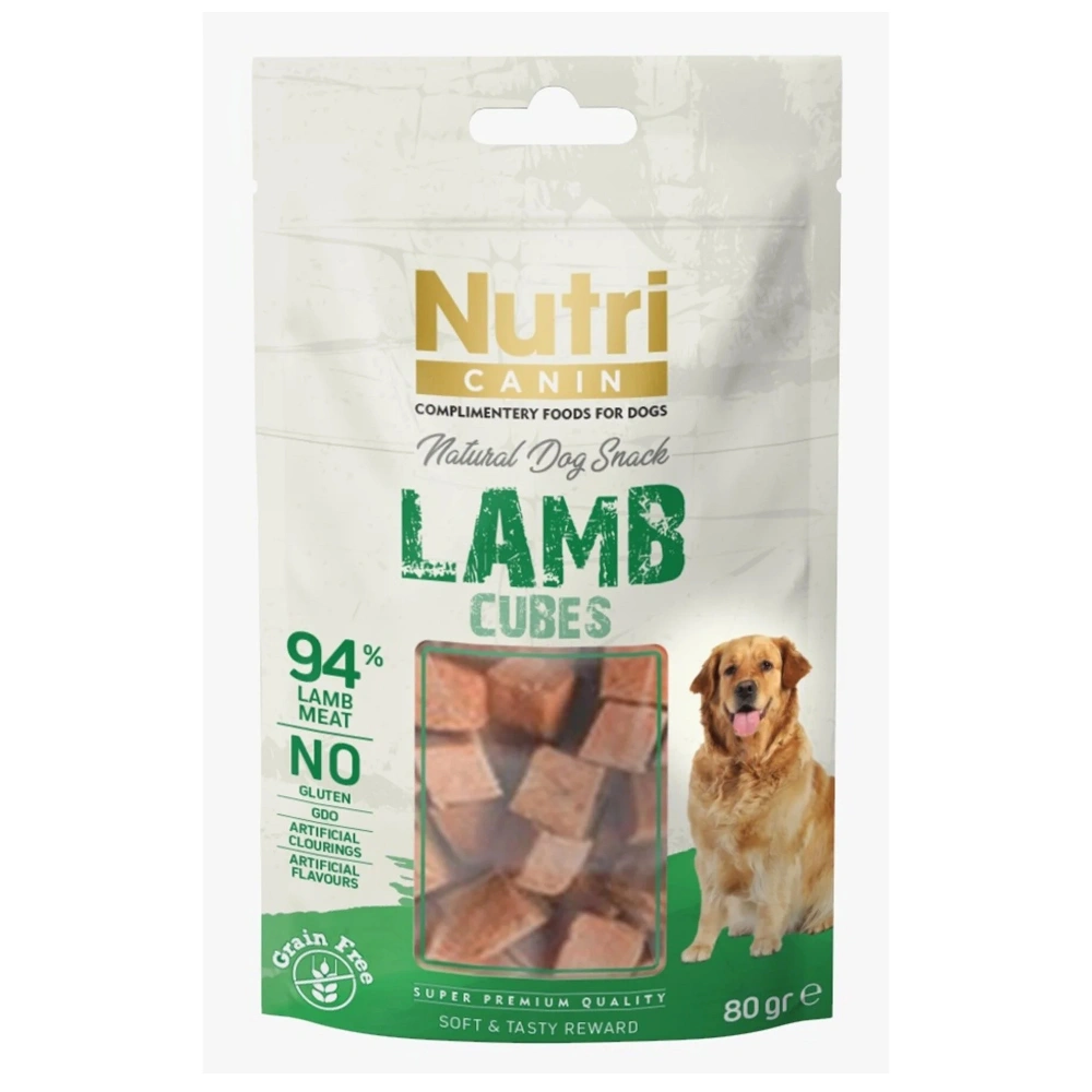 Nutri Canin Lamb Cubes Kuzulu Köpek Ödülü 80 gr