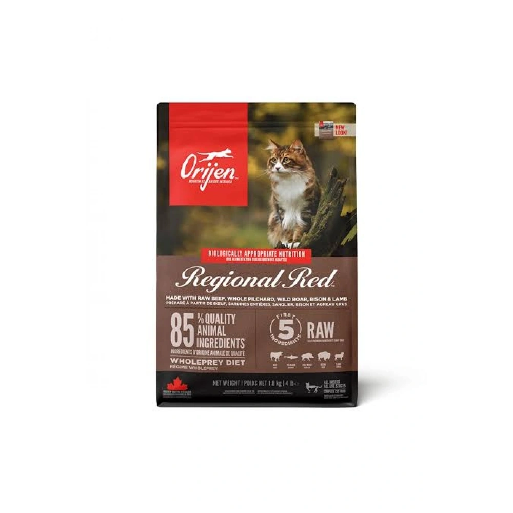 Orijen Regional Red Tahılsız Kedi Maması 1,8 Kg