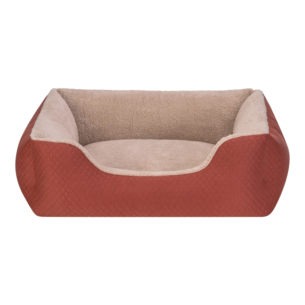 Pet Comfort Bravo Duo Köpek Yatağı Tarçın/Bej L 90x70cm