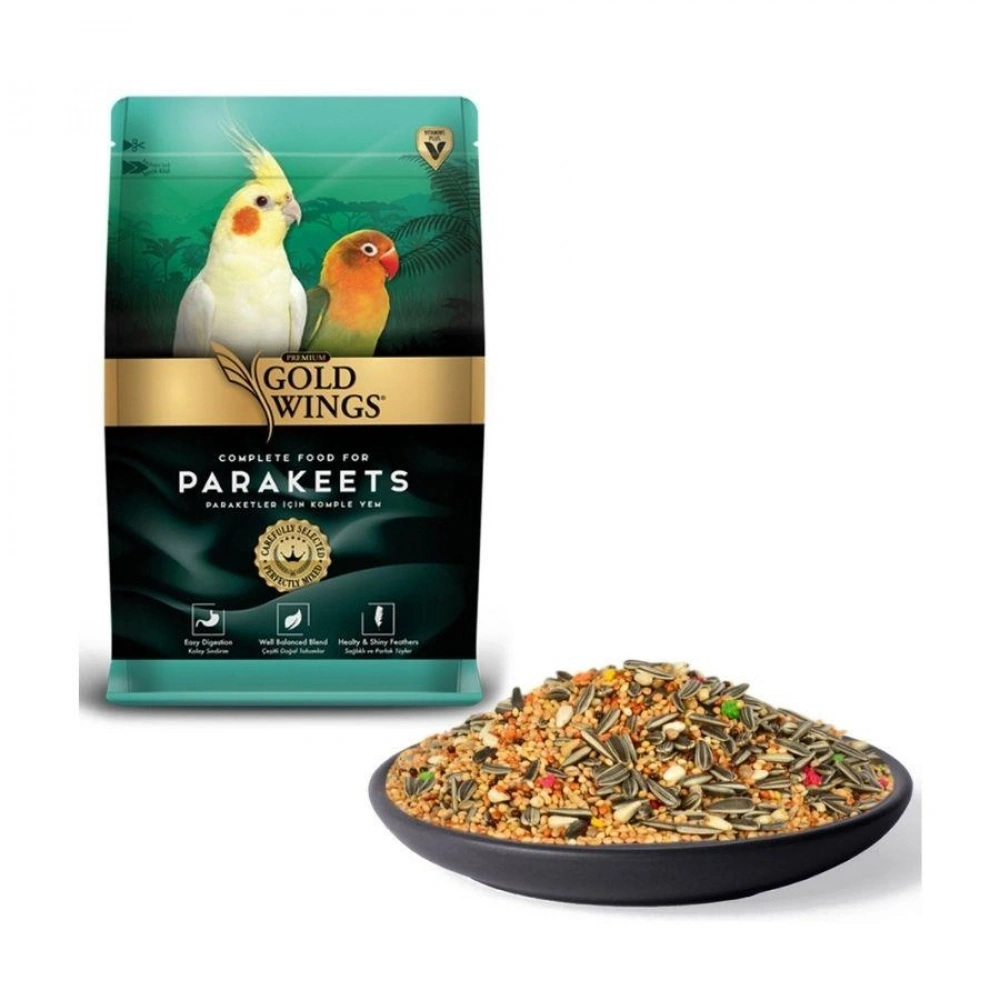 Gold Wings Premium 1 kg Paraket Yemi