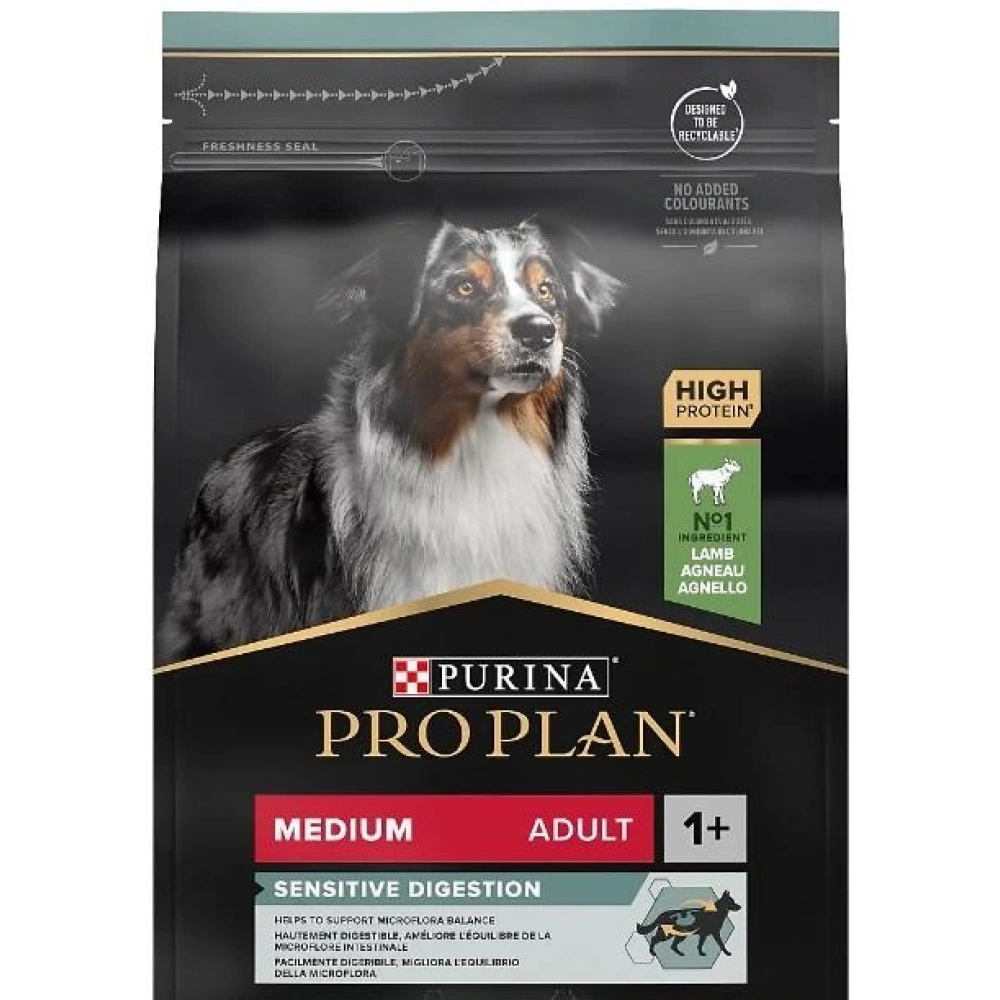 Pro Plan Sensitive Digestion Medium Kuzu Etli 3 kg Yetişkin Köpek Maması