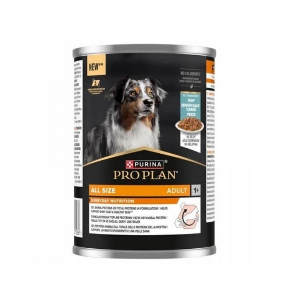 Pro Plan Jöle İçinde Balıklı Yetişkin Köpek Konservesi 400 gr