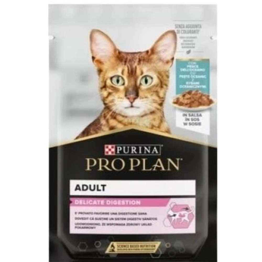 Pro Plan Pouch Sos İçinde Okyanus Balıklı Yetişkin Kedi Konservesi 85 gr
