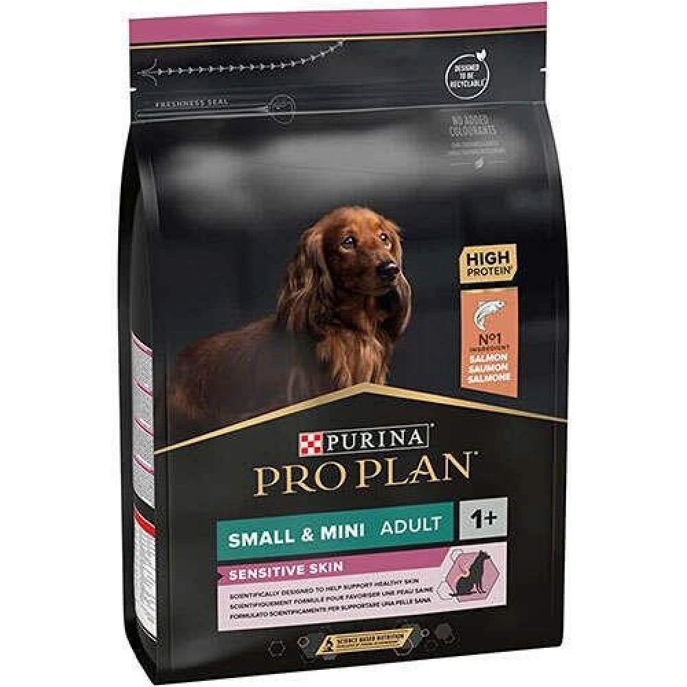 Pro Plan Sensitive Skin Somonlu Küçük Irk Yetişkin Köpek Maması 7 kg