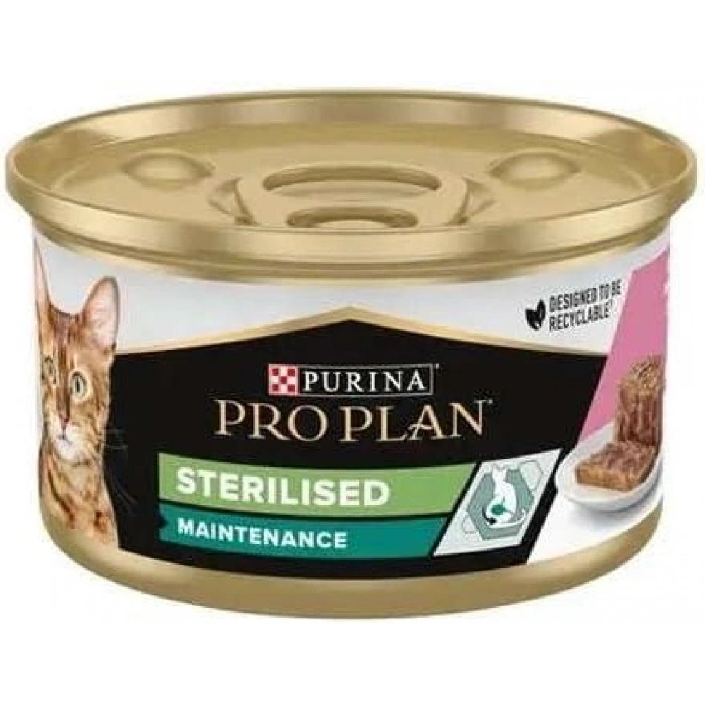 Pro Plan Sterilised Somonlu Yetişkin Kedi Konservesi 85 gr
