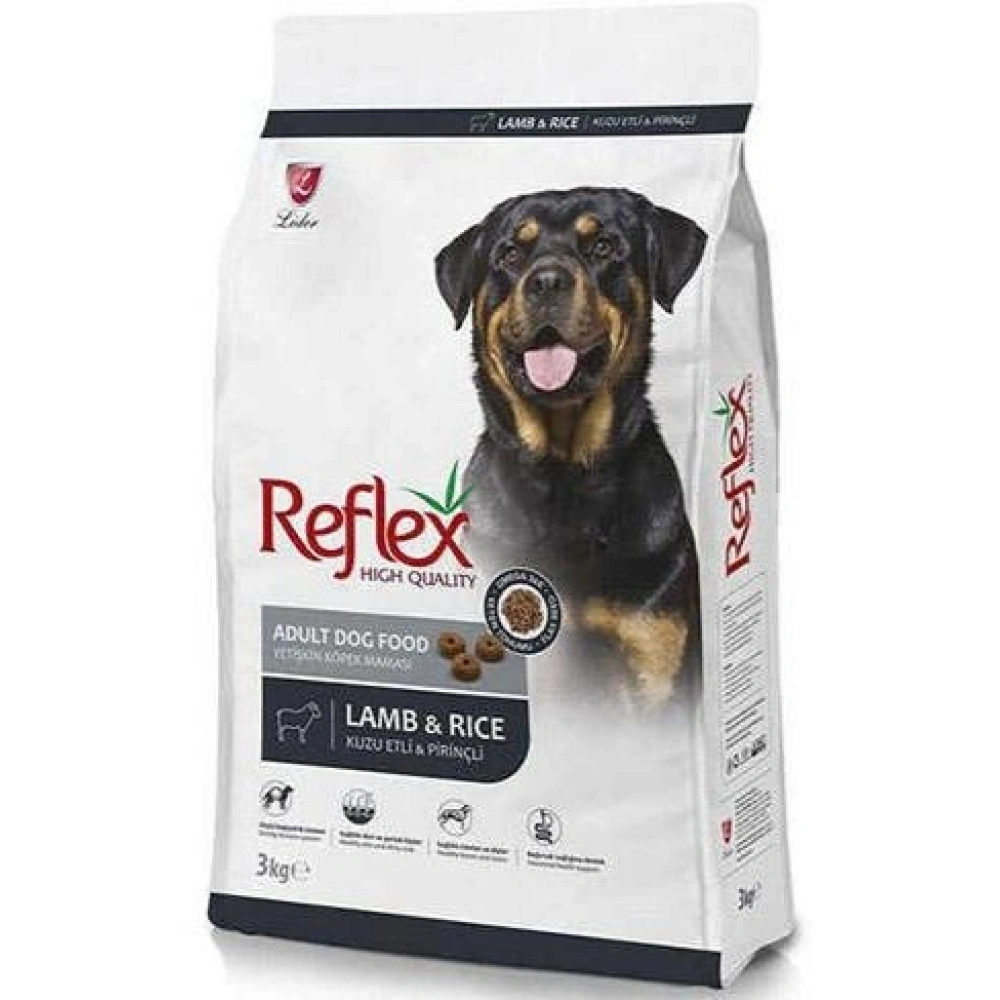 Reflex Adult Lamb Kuzu Etli Pirinçli Yetişkin Köpek Maması 3 Kg