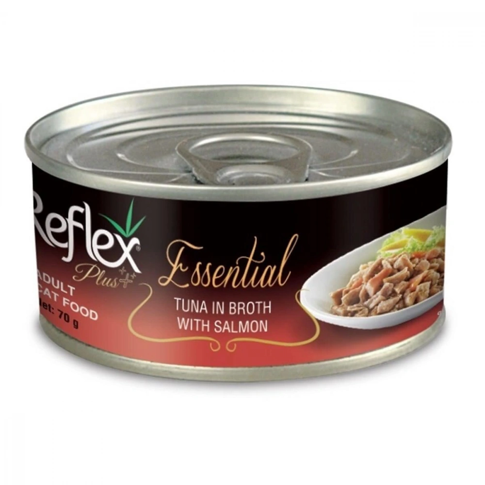 Reflex Plus Essential Ton Balıklı ve Somonlu 70 gr Yetişkin Konserve Kedi Maması