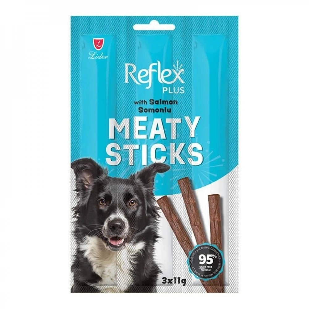 Reflex Meaty Sticks Somonlu 3x11 gr Köpek Ödül Çubuğu
