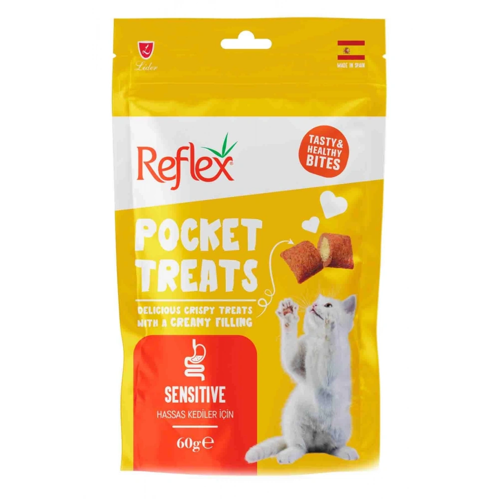 Reflex Pocket Treats Sensitive 60 gr Kedi Ödül Maması