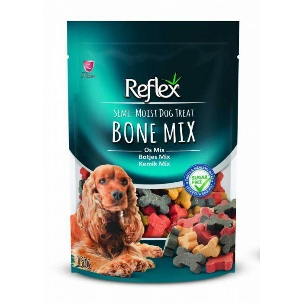 Reflex Semi-Moist Köpek Ödül Maması Kemik Şekilli Mix Karışık