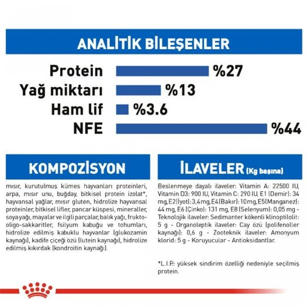 Royal Canin Indoor +7 Ev Kedileri için 3.5 kg Yaşlı Kuru Kedi Maması