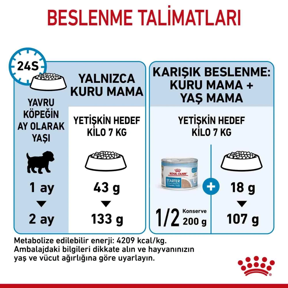 Royal Canin Mini Starter Yavru Köpek Maması 4 kg